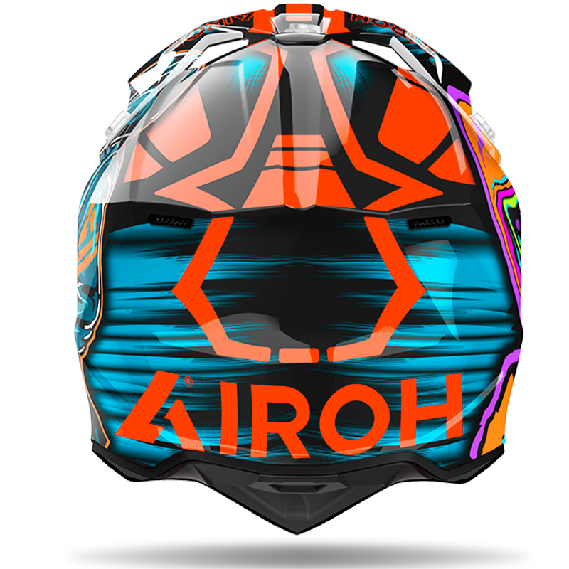 CASCO AIROH WRAAAP CYBER ORANGE GLOSS