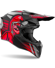 CASCO AIROH WRAAAP CYBER RED MATT