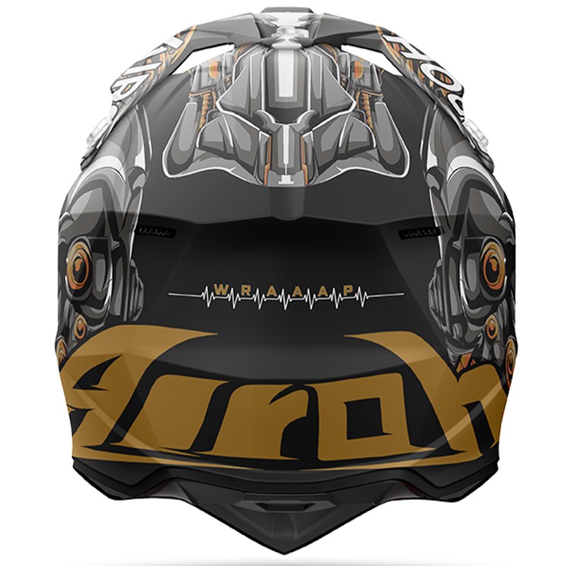 CASCO AIROH WRAAAP CYBORG MATT