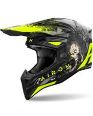 CASCO AIROH WRAAAP DARKNESS MATT