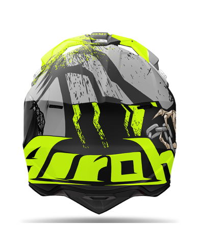 CASCO AIROH WRAAAP DARKNESS MATT