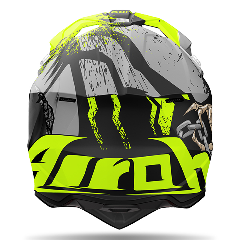 CASCO AIROH WRAAAP DARKNESS MATT