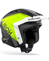 CASCO AIROH TRR II HUNT CARBONO YELLOW MATT