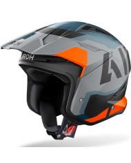 CASCO AIROH TRR II JUPITER CARBONO ORANGE MATT