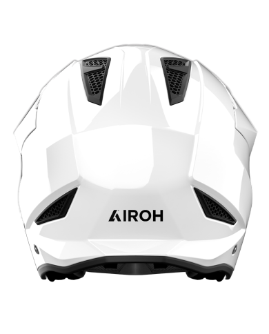 CASCO AIROH TRR II CARBONO WHITE GLOSS