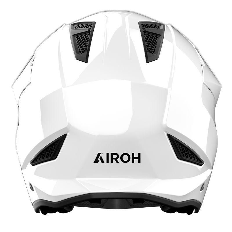 CASCO AIROH TRR II CARBONO WHITE GLOSS