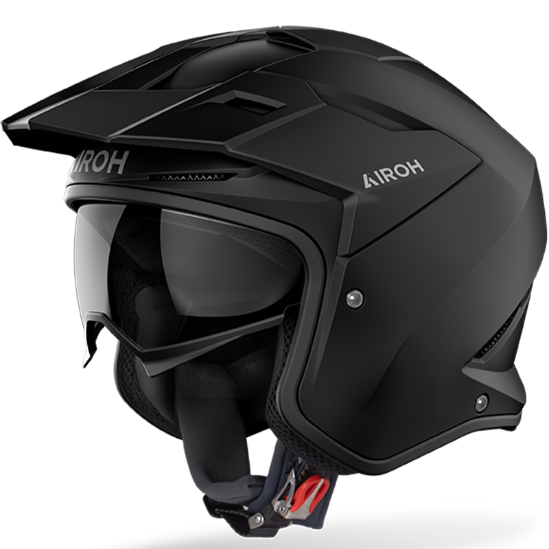CASCO AIROH KOMBAKT BLACK MATT