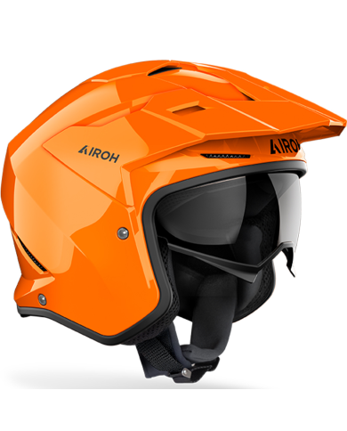 CASCO AIROH KOMBAKT ORANGE GLOSS