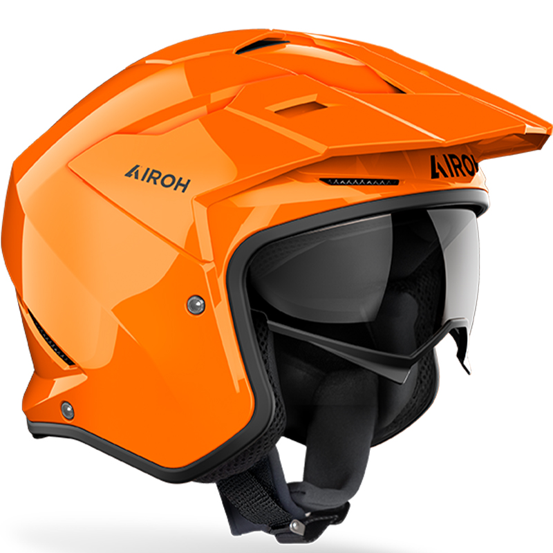 CASCO AIROH KOMBAKT ORANGE GLOSS
