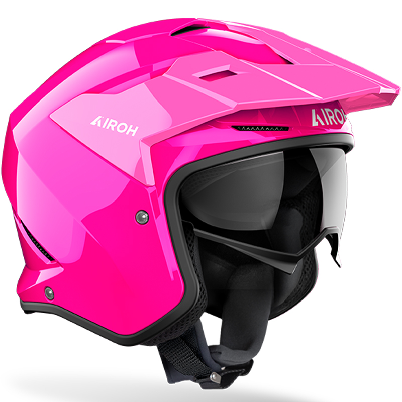 CASCO AIROH KOMBAKT PINK GLOSS