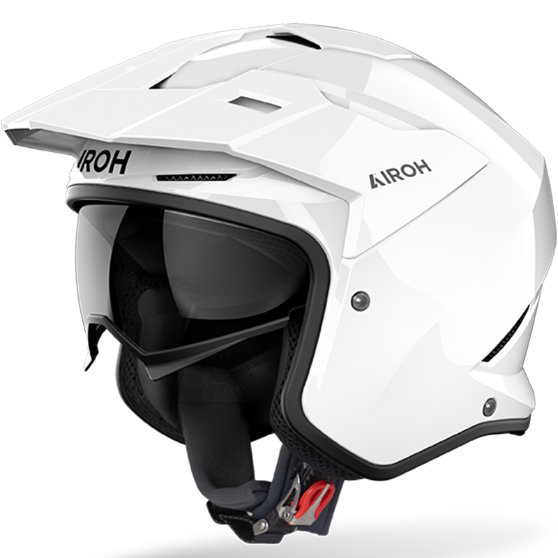 CASCO AIROH KOMBAKT WHITE GLOSS