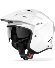CASCO AIROH KOMBAKT WHITE GLOSS
