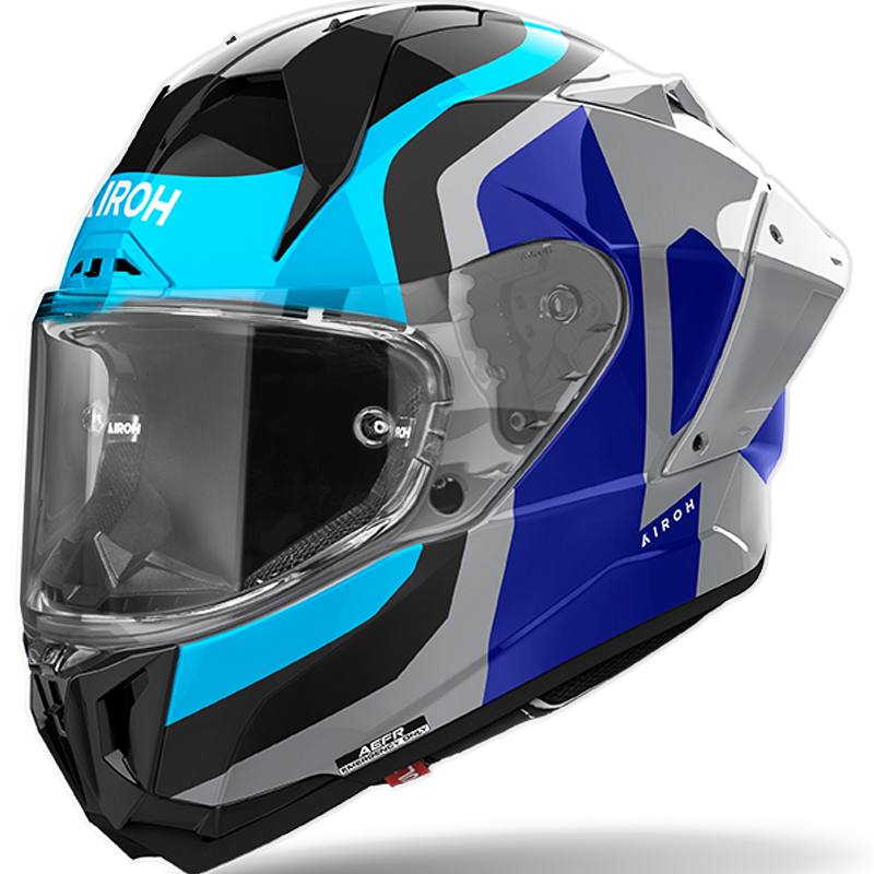 CASCO AIROH GP800 COMPETITION BLUE GLOSS