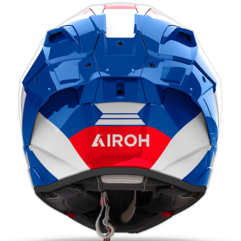 CASCO AIROH GP800 COMPETITION BLUE/RED GLOSS