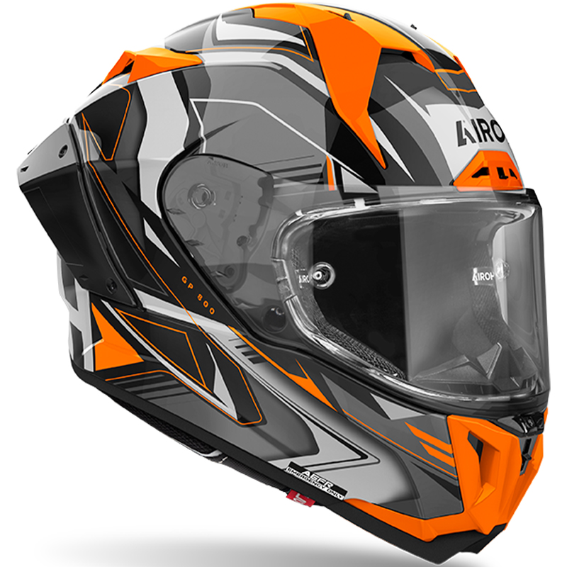 CASCO AIROH GP800 MUST ORANGE GLOSS