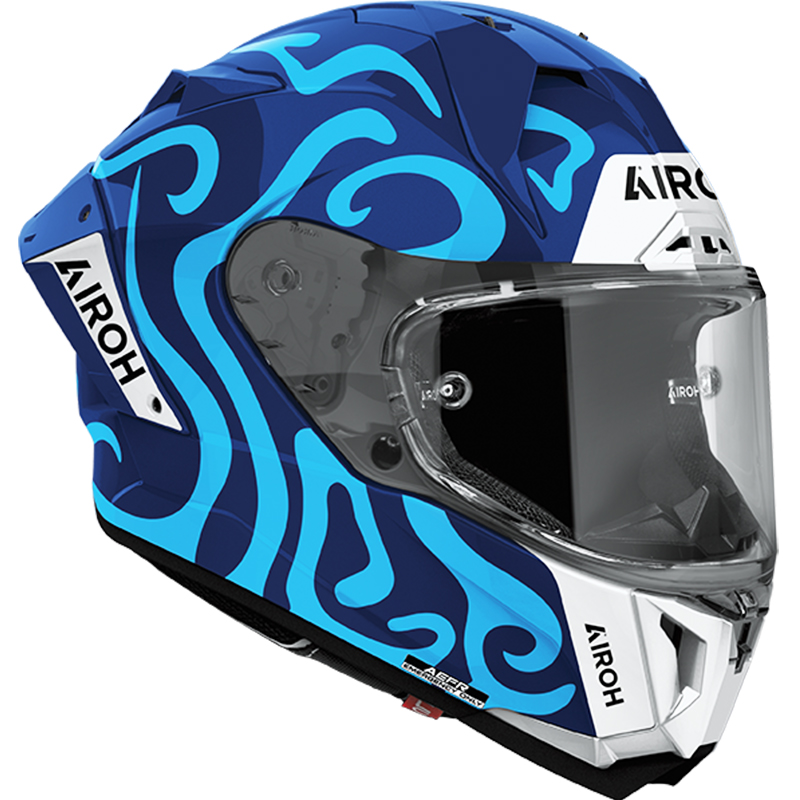 CASCO AIROH GP800 SWAIN BLUE GLOSS
