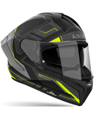 CASCO AIROH MATRYX ROCKET YELLOW MATT