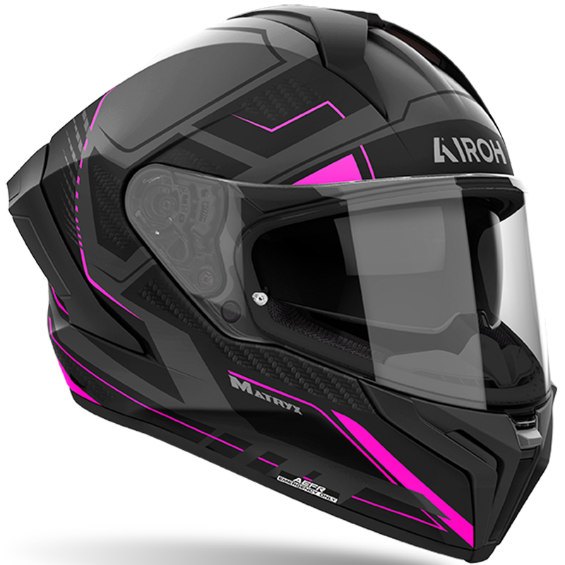 CASCO AIROH MATRYX ROCKET PINK MATT