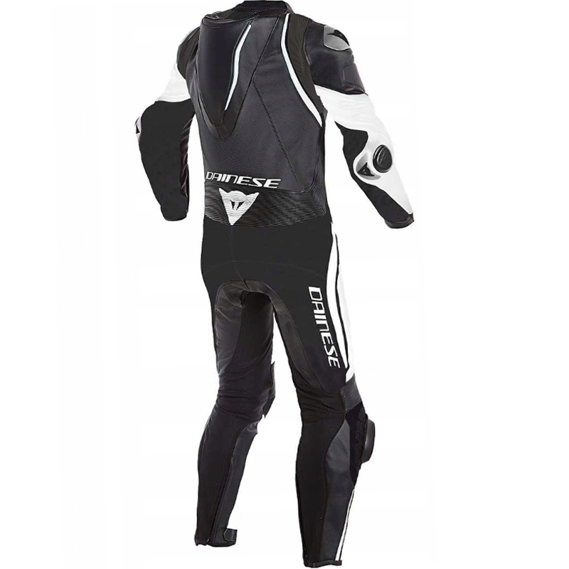 MONO DAINESE LAGUNA SECA 4 PROFESIONAL PERFORADO WHITE/BLACK/FLUO RED
