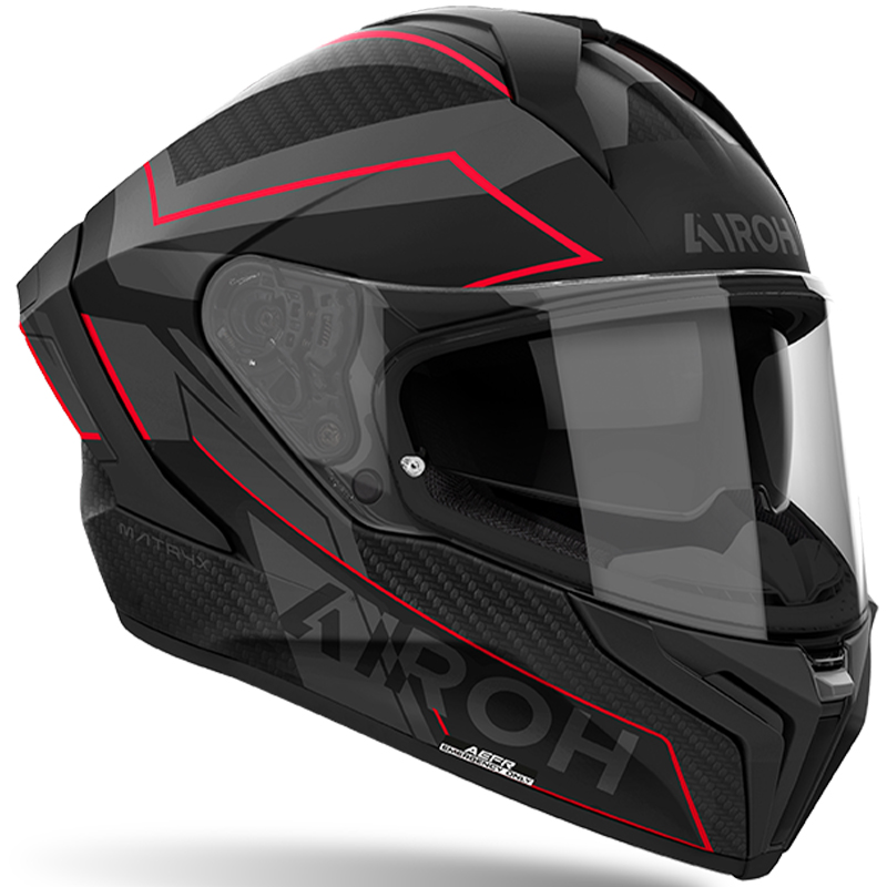 CASCO AIROH MATRYX SENTINEL RED MATT