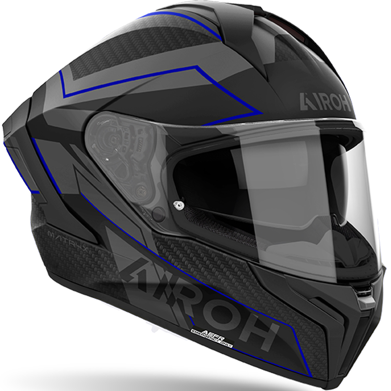 CASCO AIROH MATRYX SENTINEL BLUE MATT