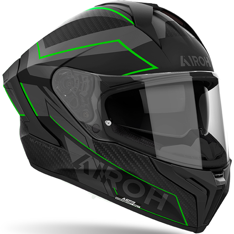 CASCO AIROH MATRYX SENTINEL GREEN MATT