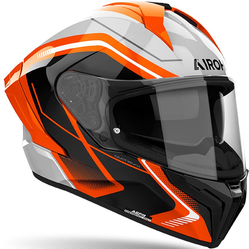 CASCO AIROH MATRYX WIDE ORANGE GLOSS