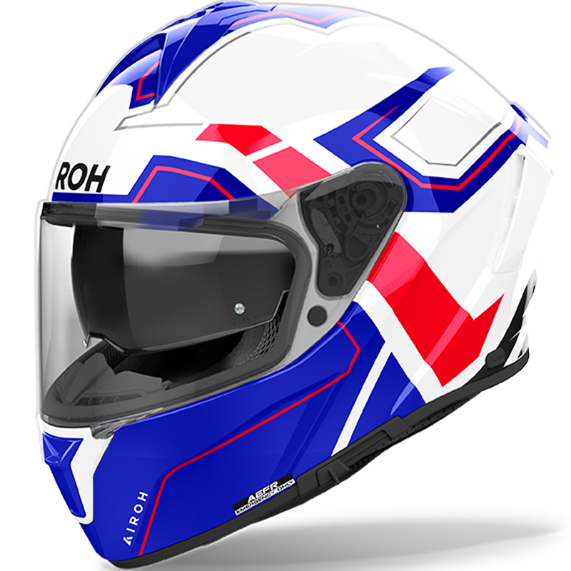 CASCO AIROH SPARK 2 DART BLUE/RED GLOSS