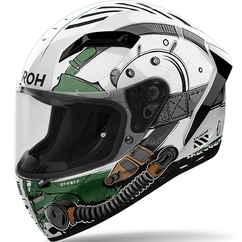 CASCO AIROH CONNOR ALLIGATOR GLOSS