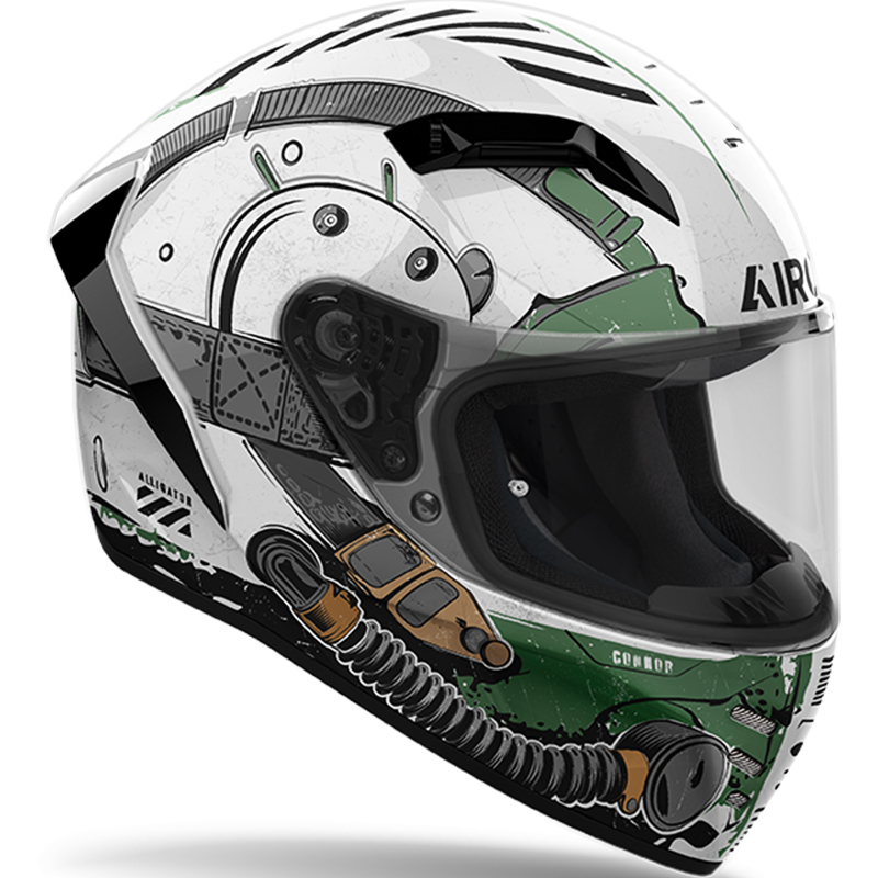 CASCO AIROH CONNOR ALLIGATOR GLOSS
