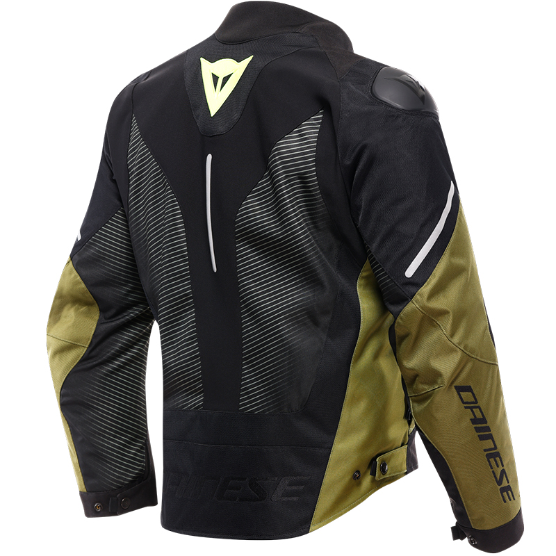 CHAQUETA DAINESE SUPER SPRINT D-DRY BLACK/GREEN/FLUO YELLOW