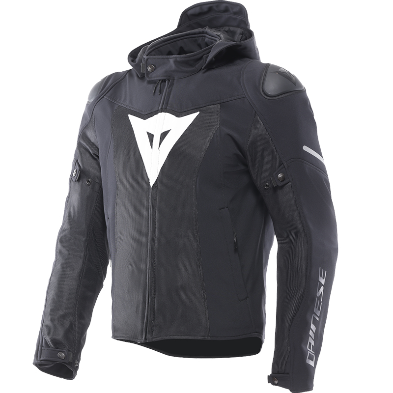 CHAQUETA DAINESE SUPER SPRINT AIR TEX BLACK/WHITE