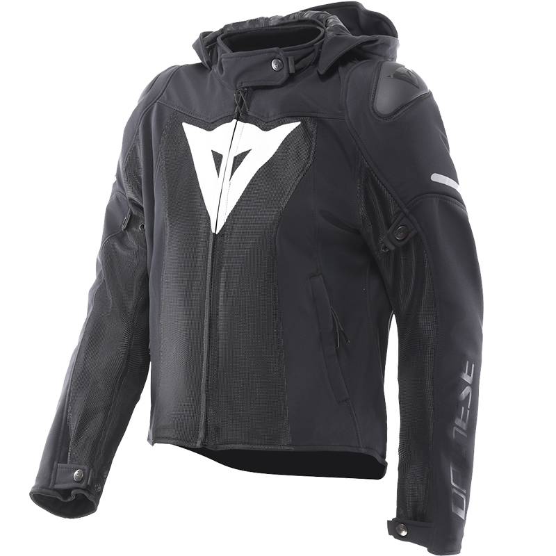CHAQUETA DAINESE SUPER SPRINT AIR TEX LADY BLACK/WHITE