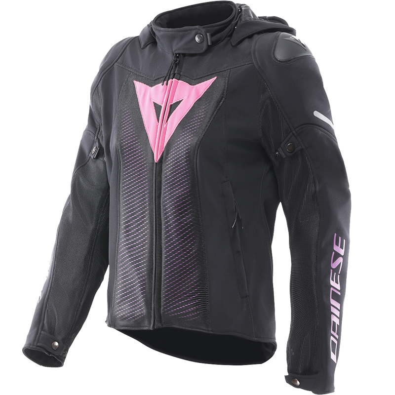 CHAQUETA DAINESE SUPER SPRINT AIR TEX LADY BLACK/PINK/VIOLA