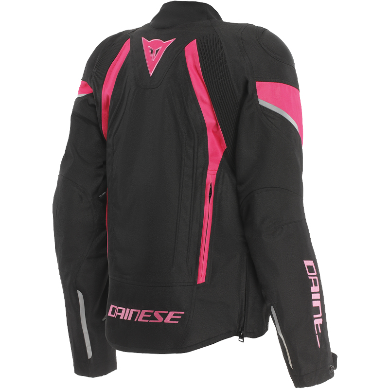 CHAQUETA DAINESE AVRO 5 TEX WMN NEW BLACK/FLUO PINK