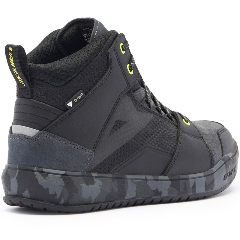 ZAPATILLAS DAINESE SUBURB D-WP NEW BLACK/CAMO/ACID YELLOW