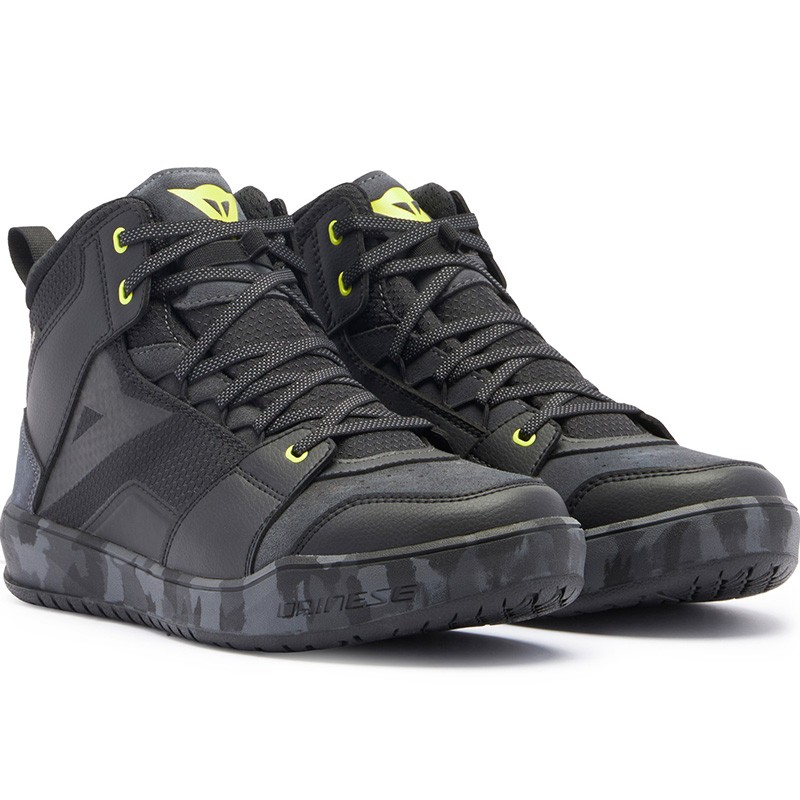 ZAPATILLAS DAINESE SUBURB D-WP NEW BLACK/CAMO/ACID YELLOW