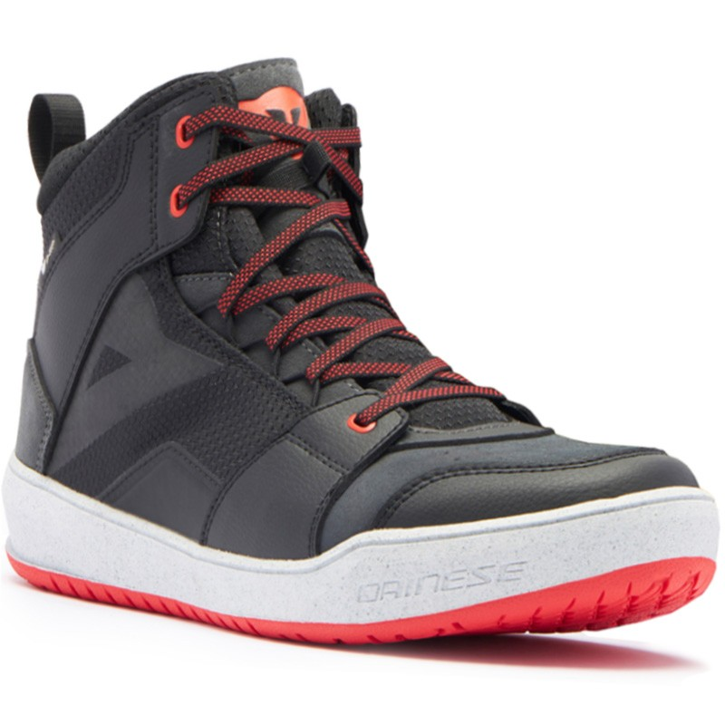ZAPATILLAS DAINESE SUBURB D-WP NEW BLACK/WHITE/RED-LAVA