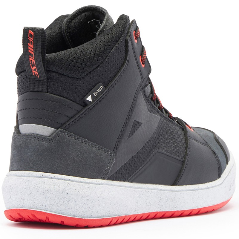 ZAPATILLAS DAINESE SUBURB D-WP NEW BLACK/WHITE/RED-LAVA