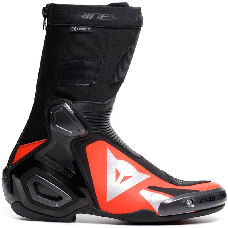 BOTAS DAINESE AXIAL 2 AIR NEW BLACK/WHITE/LAVA RED