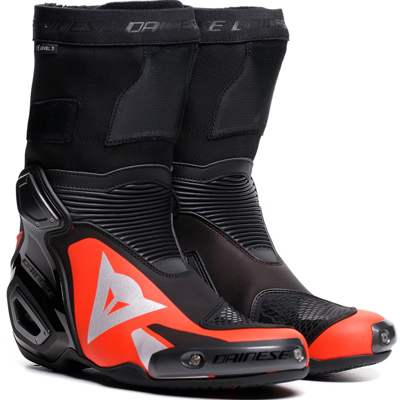 BOTAS DAINESE AXIAL 2 AIR NEW BLACK/WHITE/LAVA RED