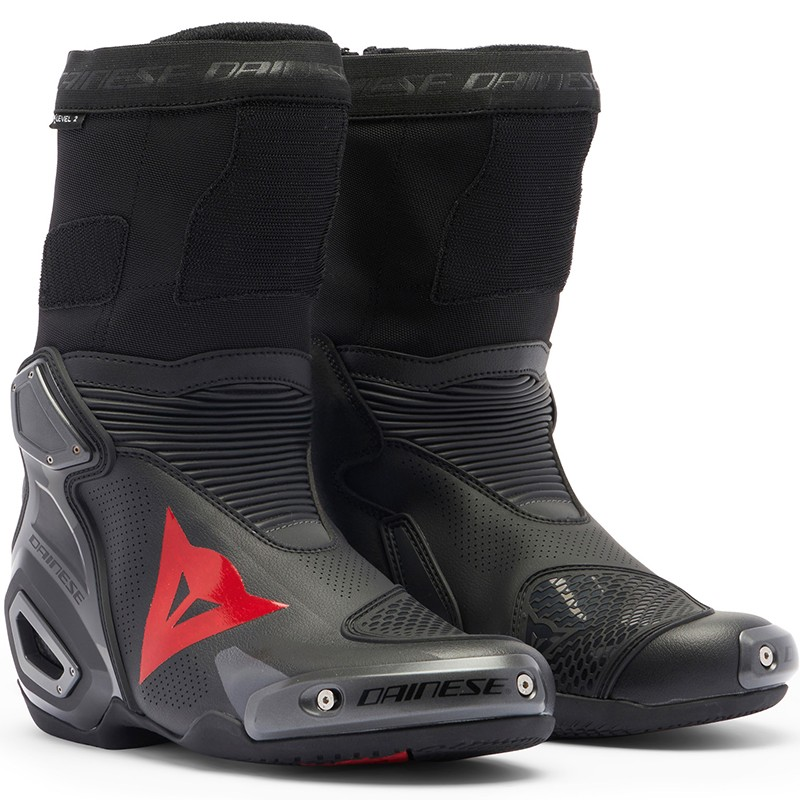 BOTAS DAINESE AXIAL 2 AIR NEW BLACK/BLACK/RED FLUO