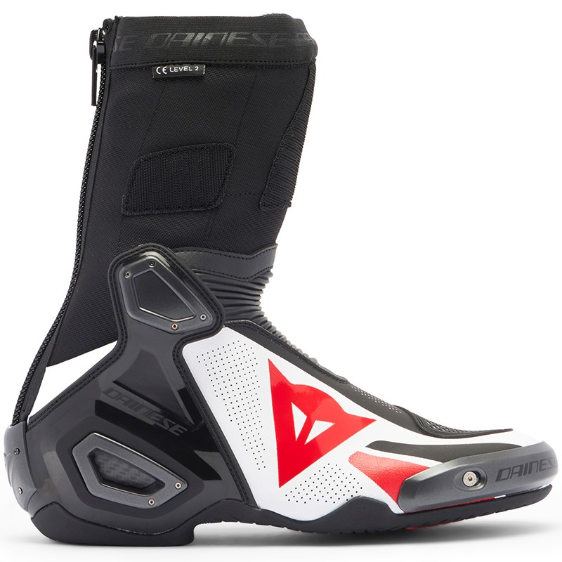 BOTAS DAINESE AXIAL 2 AIR NEW BLACK/WHITE/LAVA RED