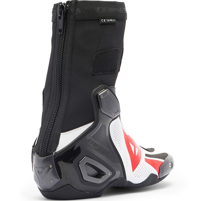 BOTAS DAINESE AXIAL 2 AIR NEW BLACK/WHITE/LAVA RED