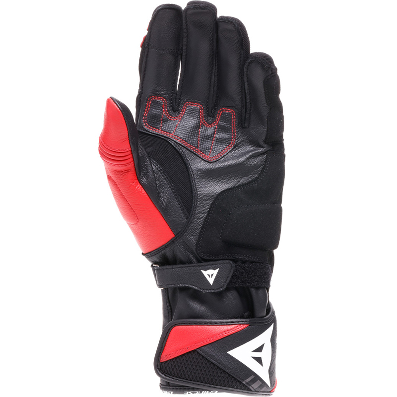 GUANTES DAINESE REACTO CARBON LONG BLACK/RED LAVA | Sport Racing de moto | %brands%