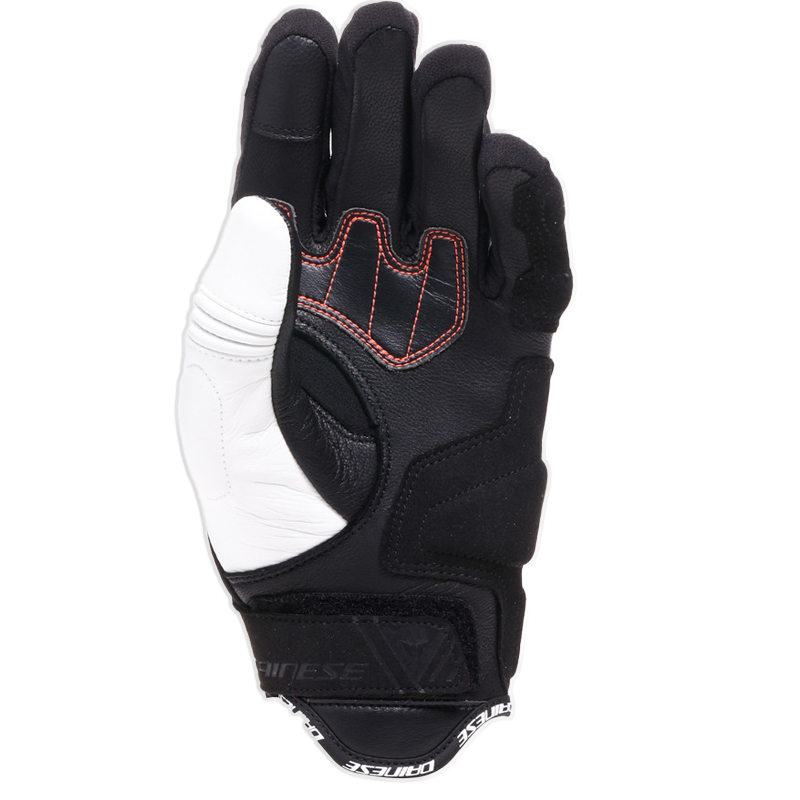 GUANTES DAINESE REACTO CARBON SHORT LADY BLACK/WHITE/RED FLUO | Sport Racing de moto | %brands%
