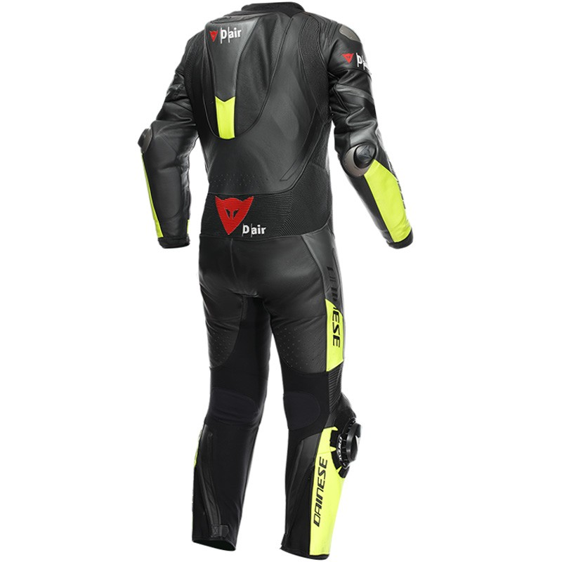 MONO DAINESE MISANO 3 D-AIR PERFORADO NEW BLACK/ANTHRACITE/FLUO YELLOW | 1 Pieza de moto | %brands%