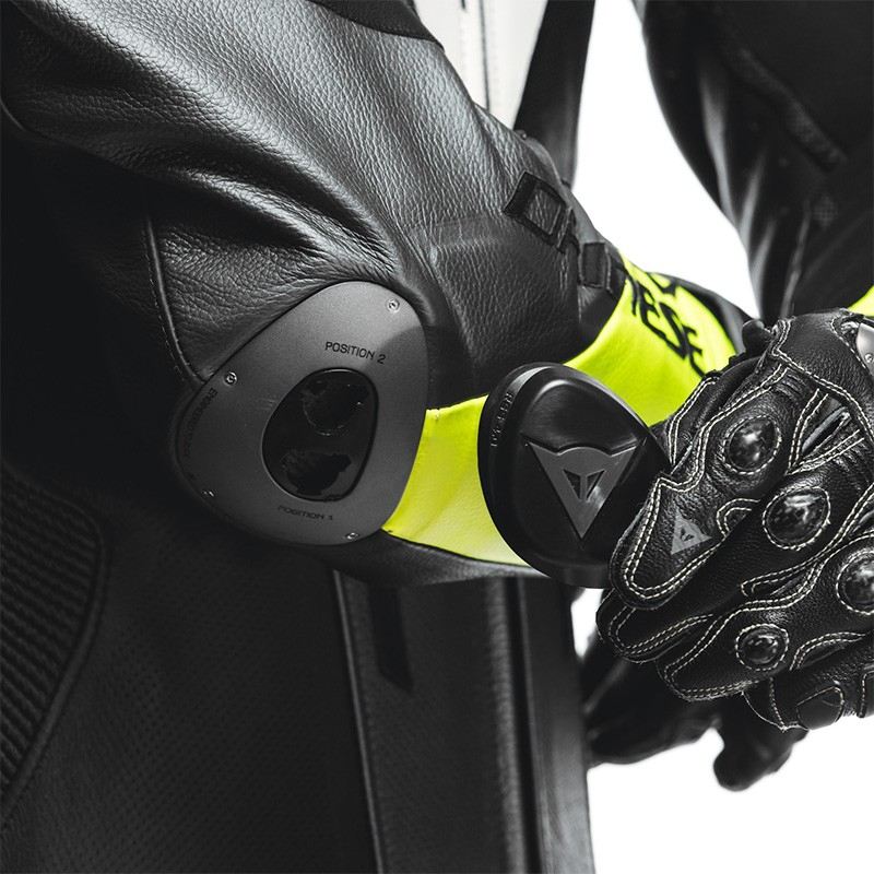 MONO DAINESE MISANO 3 D-AIR PERFORADO NEW BLACK/ANTHRACITE/FLUO YELLOW | 1 Pieza de moto | %brands%