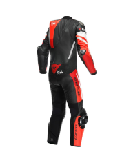 MONO DAINESE MISANO 3 D-AIR PERFORADO NEW BLACK/RED/FLUO RED | 1 Pieza de moto | %brands%