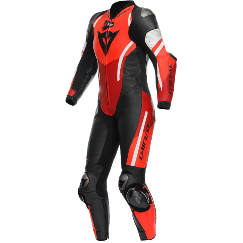 MONO DAINESE MISANO 3 D-AIR PERFORADO LADY NEW BLACK/RED/FLUO RED